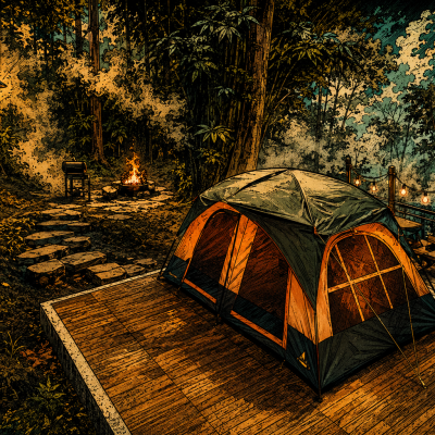 Lembang Punya Cara Baru Menikmati Alam, Glamping Jadi Pilihan Favorit