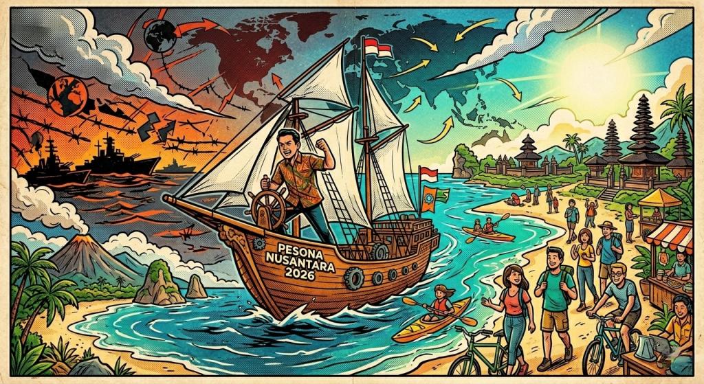Geopolitik Panas, Pariwisata Indonesia Putar Arah Strategi untuk 2026